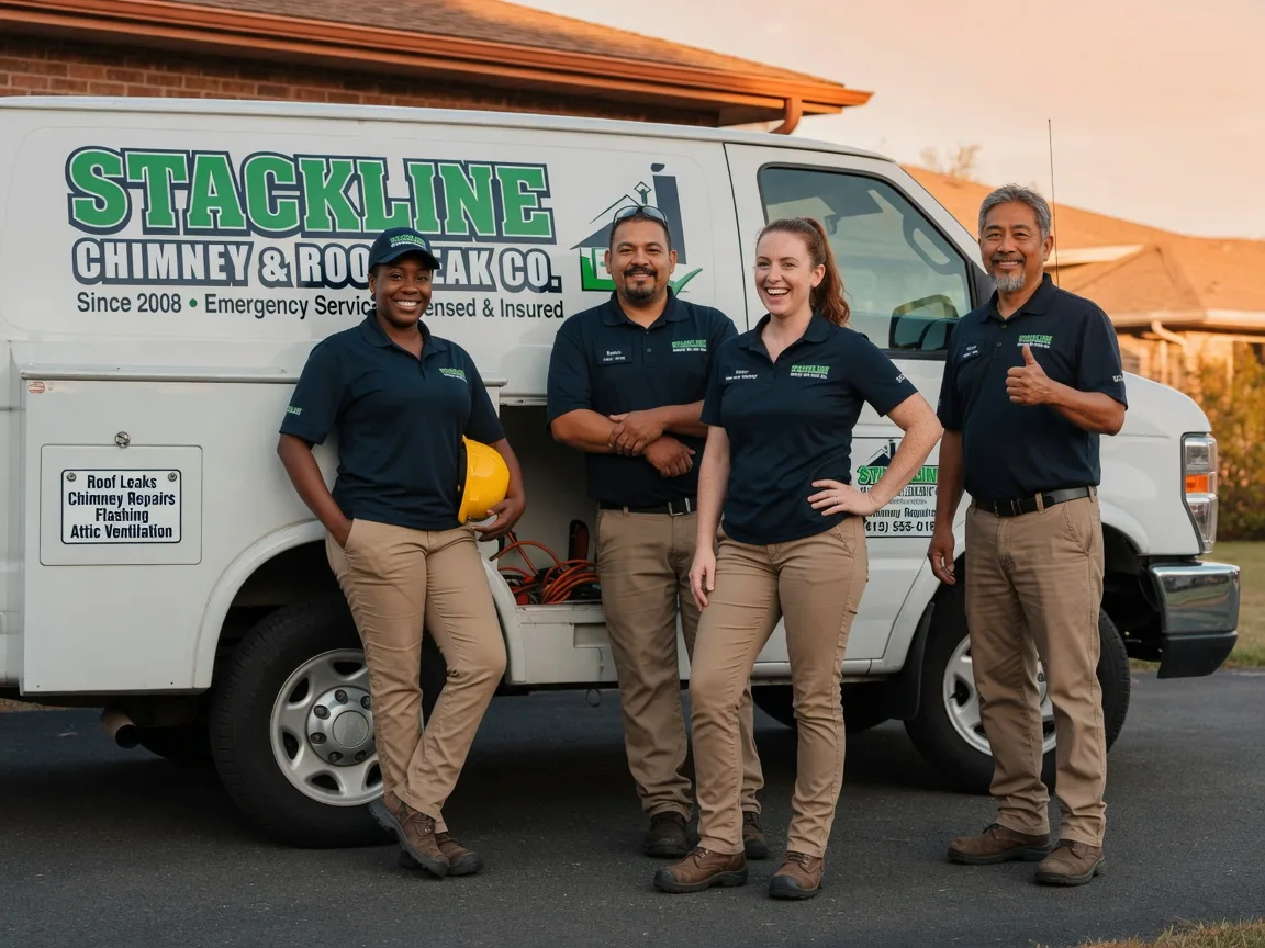 Chimney flashing repair company in Leakesville, MS